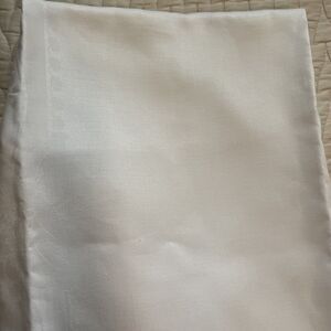 100% Linen Tablecloth White LINEN 70x100